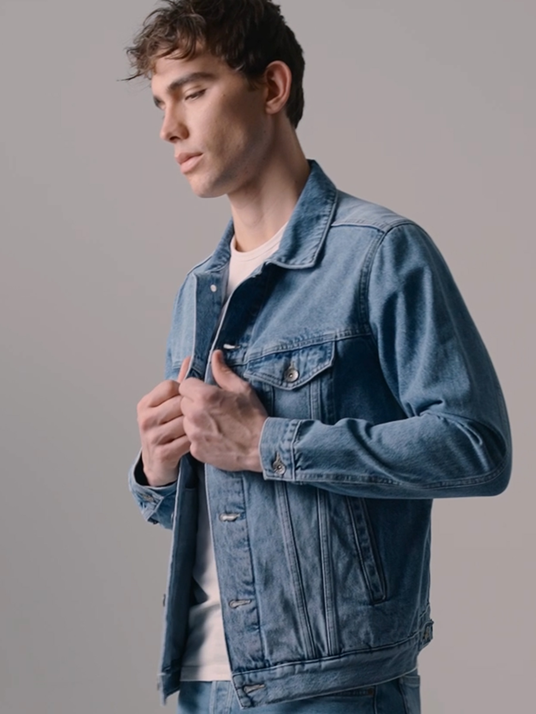 YA−MAN STA-205L BLUE Kurtka męska jeansowa jasnoniebieska Charlie 134 - Kolor